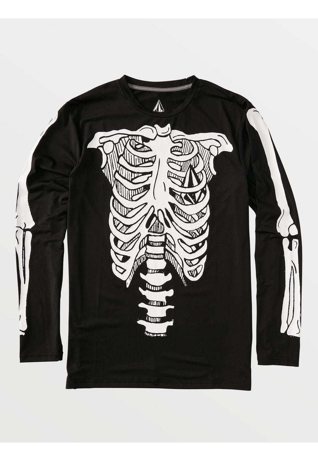 Rashguard ML CONFUSE LS Hombre Negro Volcom-2