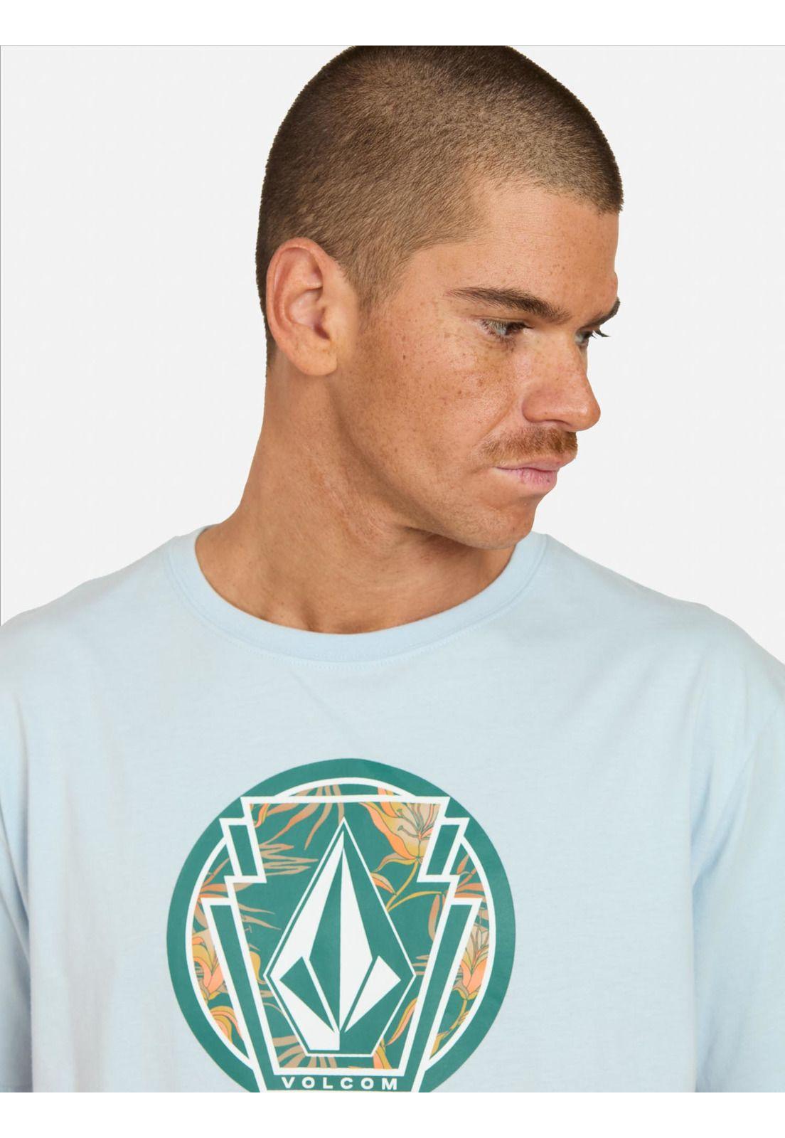 Polera MC Melting Azul Hombre Volcom-2