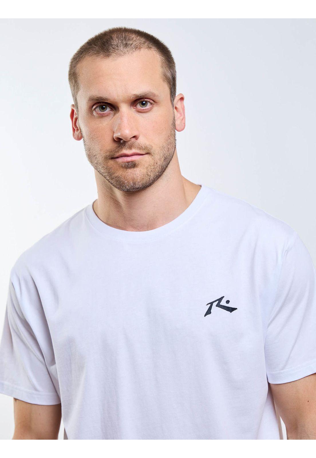 Polera MC Tiny R Logo Blanco Hombre Rusty-3