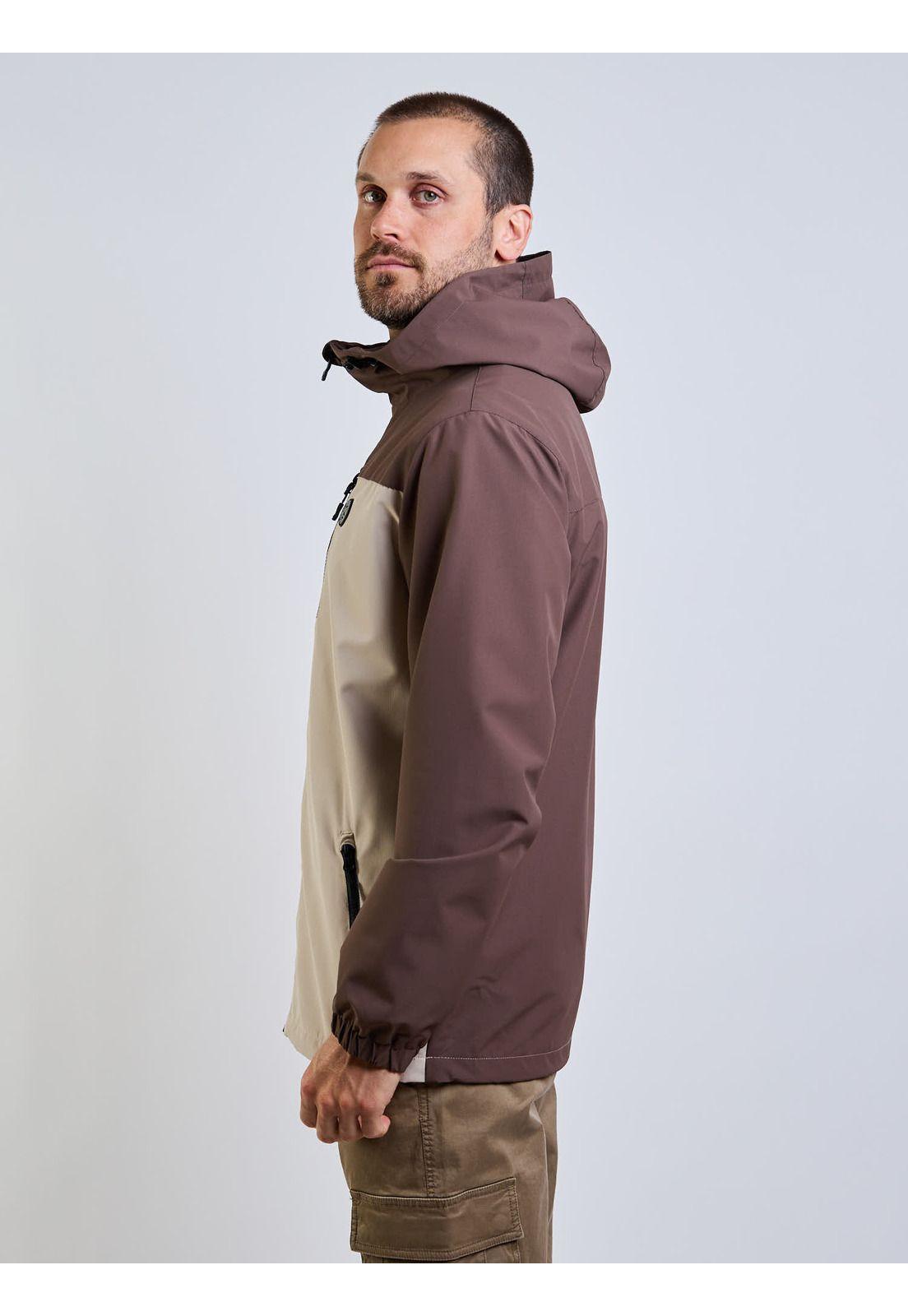 Cortaviento Shore Div Café Hombre Rusty-2