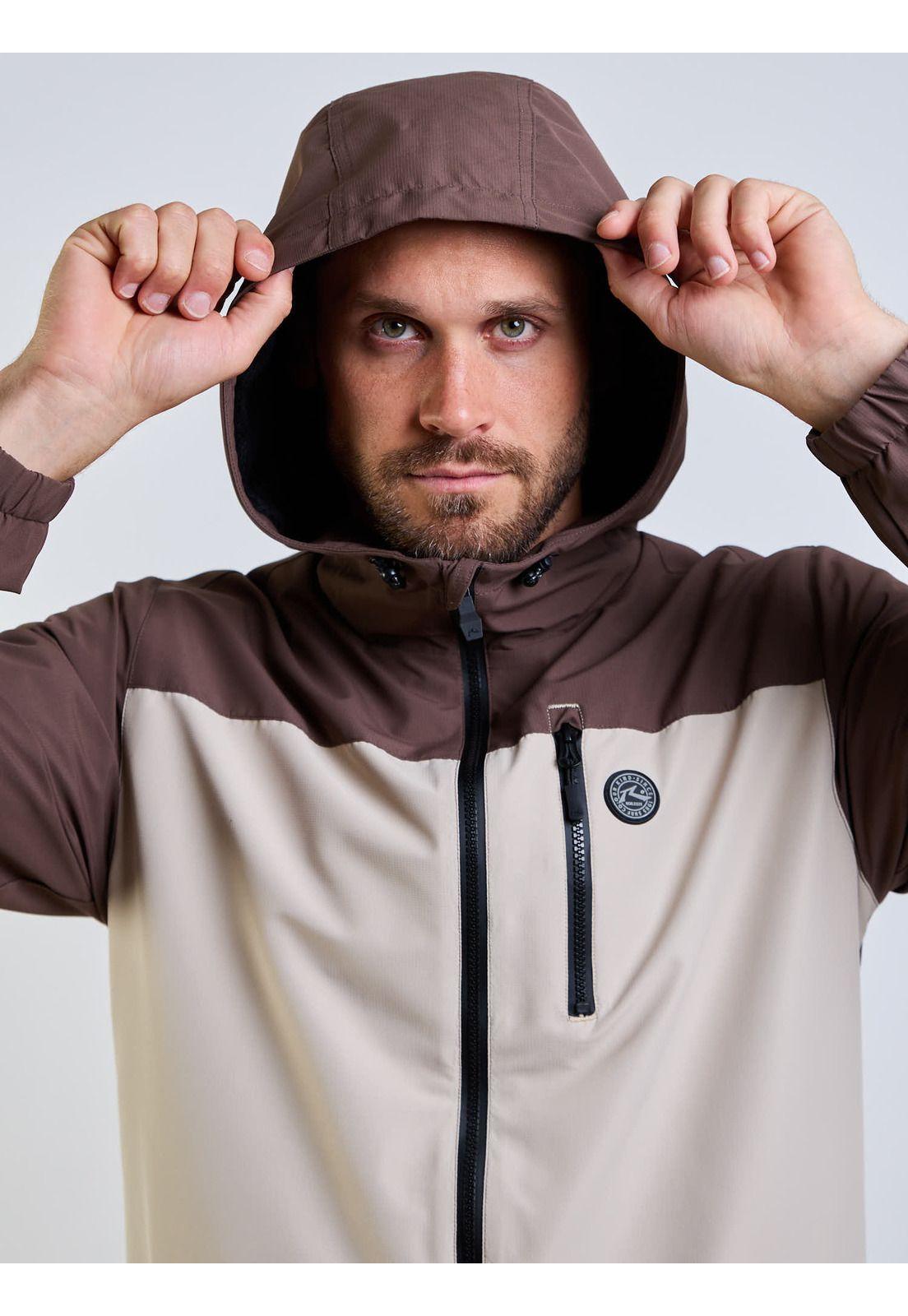 Cortaviento Shore Div Café Hombre Rusty-3