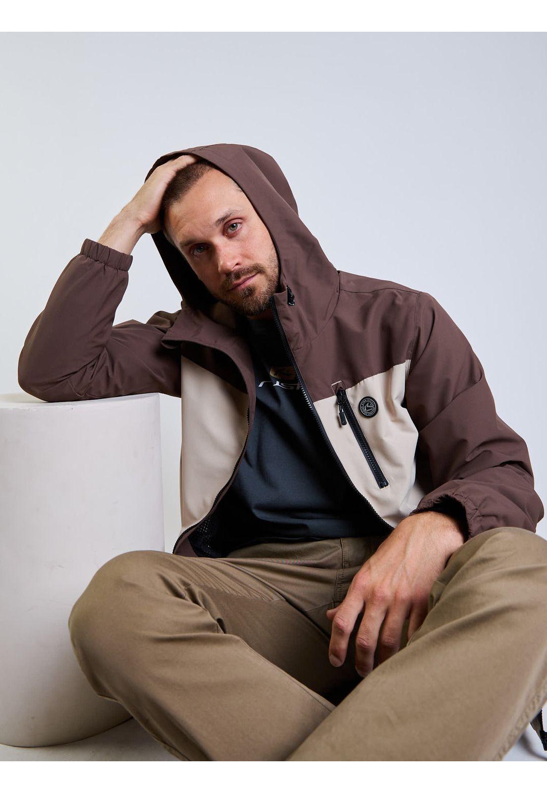 Cortaviento Shore Div Café Hombre Rusty-8