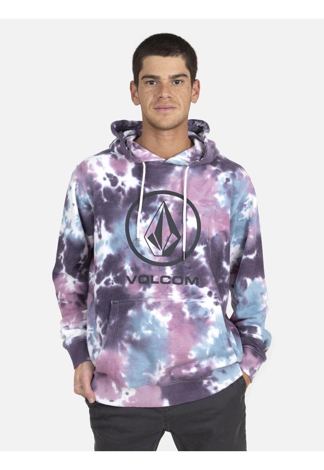 Poleron Canguro Hombre 7O156-MV22 Burdeo Volcom-0