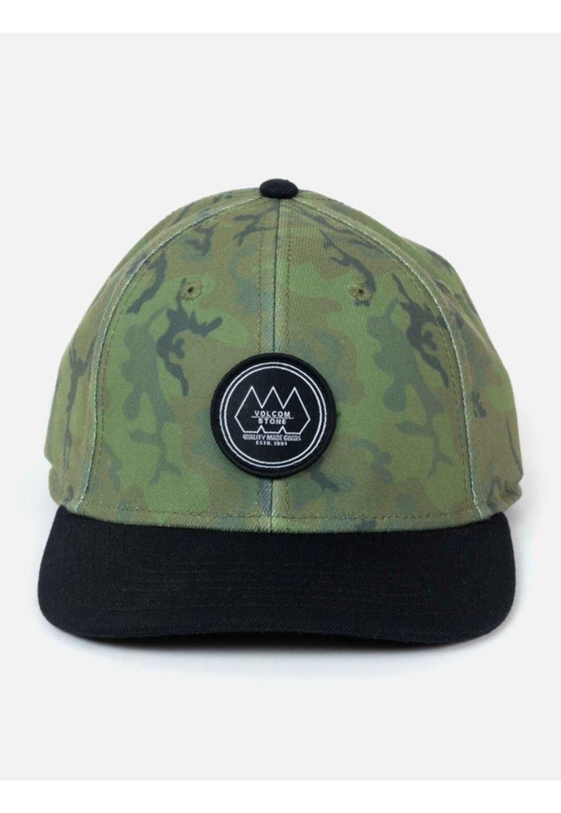 Jockey STONE CAMO HAT Hombre Verde Volcom-0