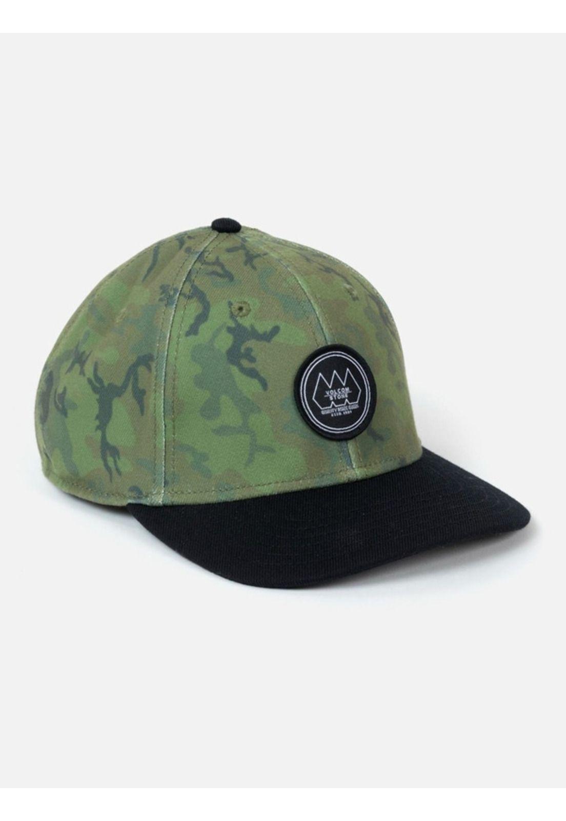 Jockey STONE CAMO HAT Hombre Verde Volcom-1