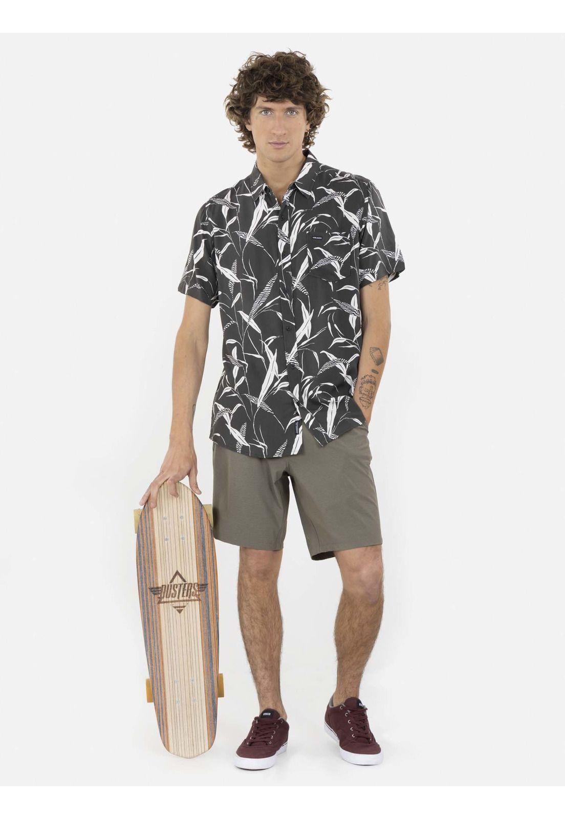 Bermuda 7B528 Hombre Verde Volcom-3