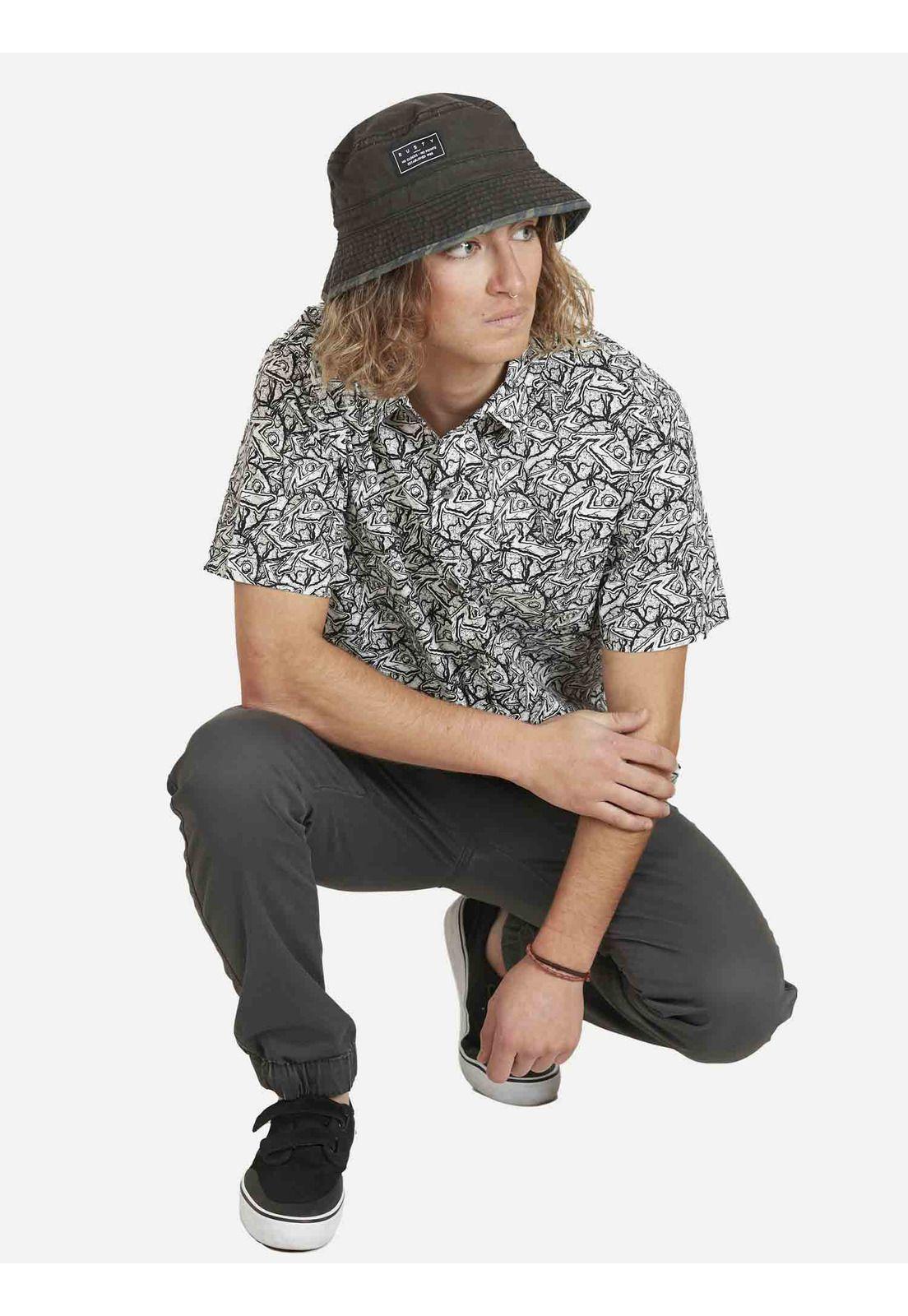 Camisa RUSTY OVERTURN SHORT SLEEVE SHIRT Hombre Multicolor Rusty-0