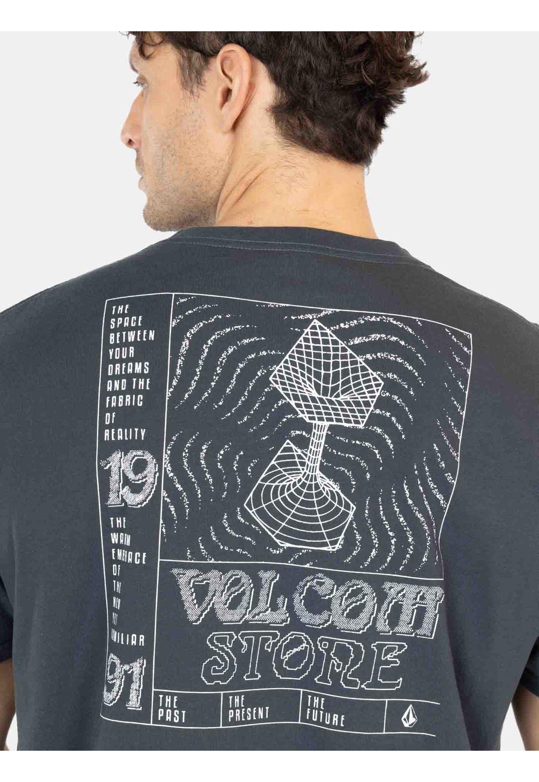 Polera MC Timewave Gris Hombre Volcom-2