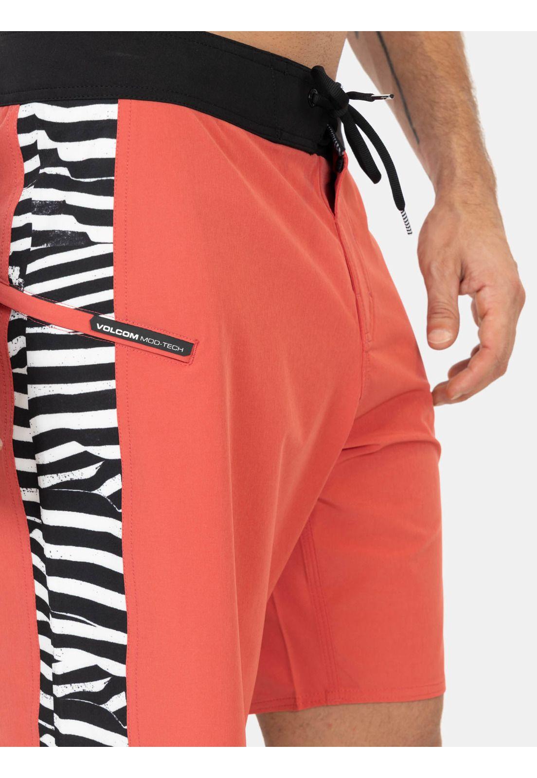 Traje De Baño Stretch Tagger Rojo Hombre Volcom-2