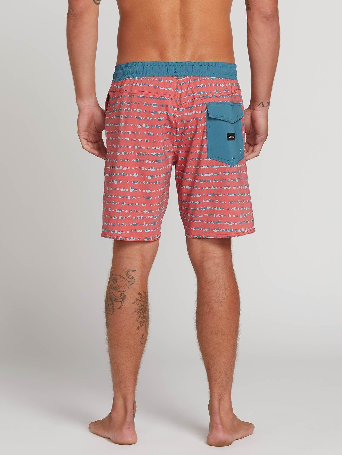 Traje De Baño Microfibra Hombre 8T124-MV20 Rojo Volcom-1