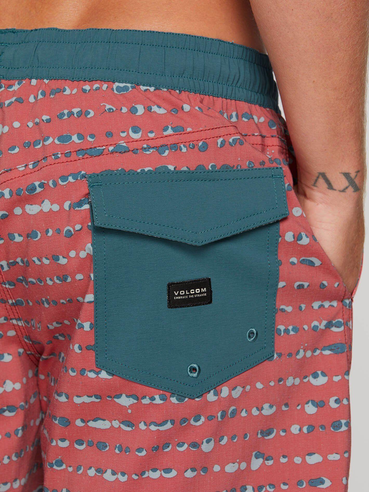 Traje De Baño Microfibra Hombre 8T124-MV20 Rojo Volcom-2