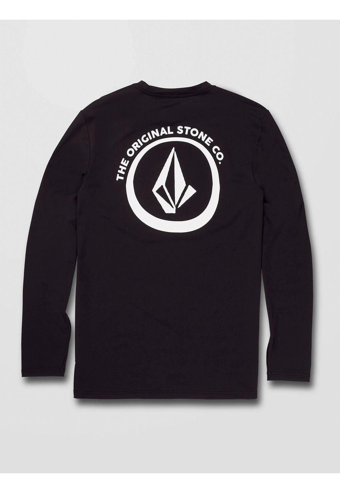 Polera Taunt Ls Uvp Negro Hombre Volcom-2