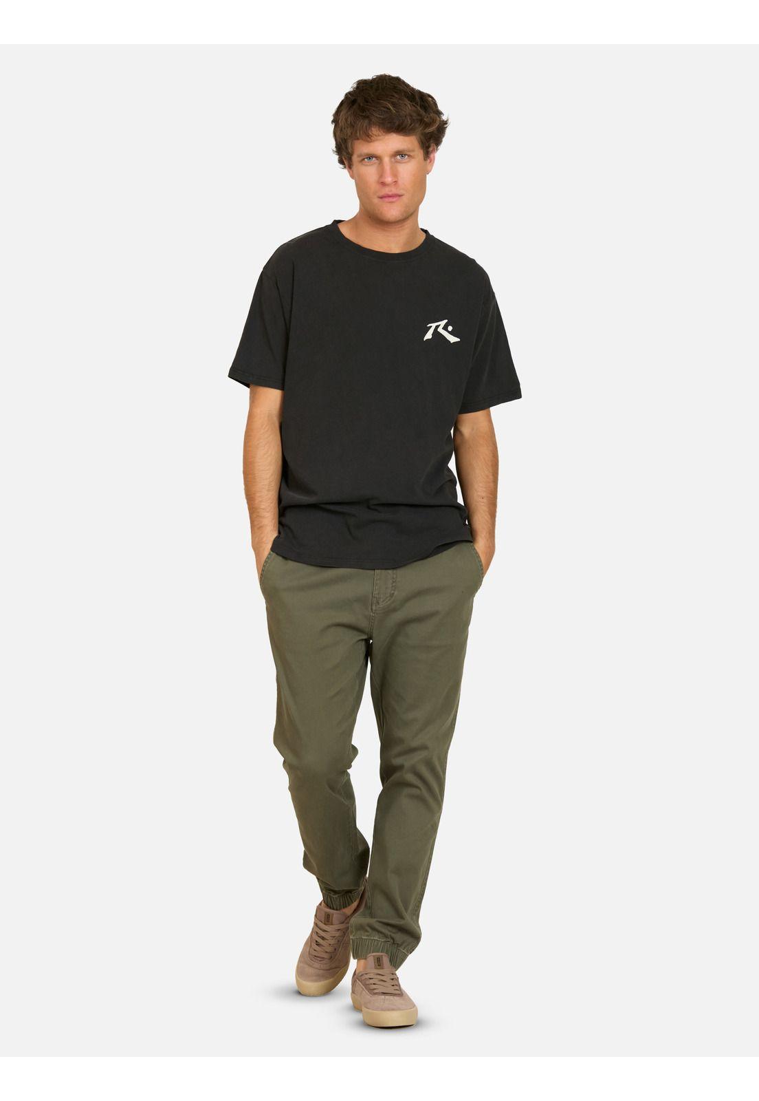 Polera MC Flash Negro Hombre Rusty-3