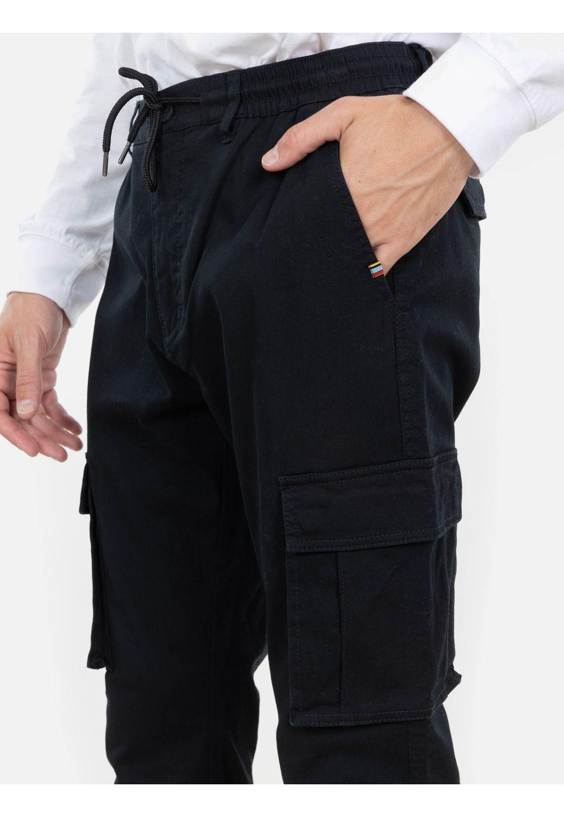 Pantalon Rebel Negro Hombre Rusty-2