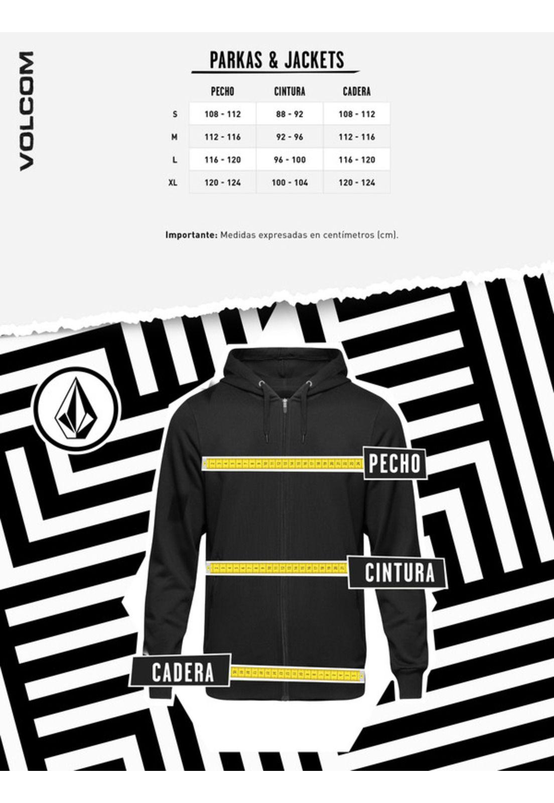 Parka Iconic Stone Jacket Hombre Negro Volcom-3