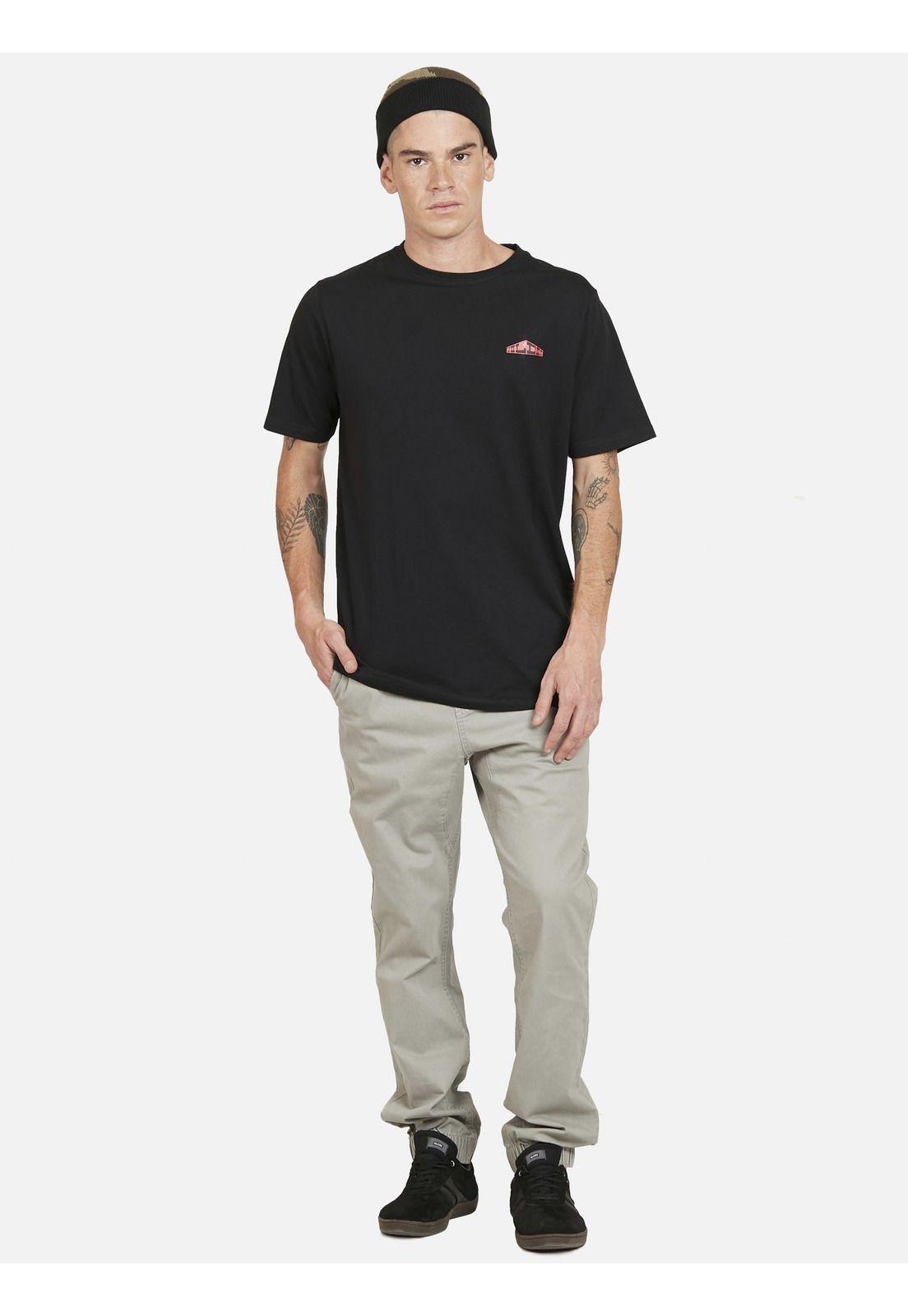Polera REEVER S/S TEE Hombre Negro Volcom-4