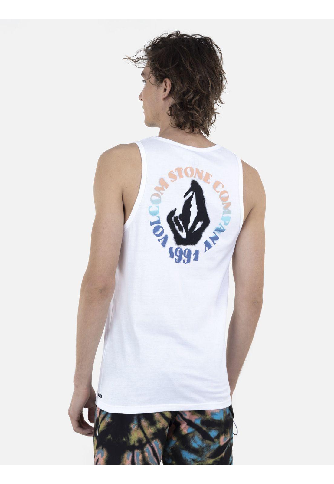 Polera S/M Hombre 7P138-MV22 Blanco Volcom-1