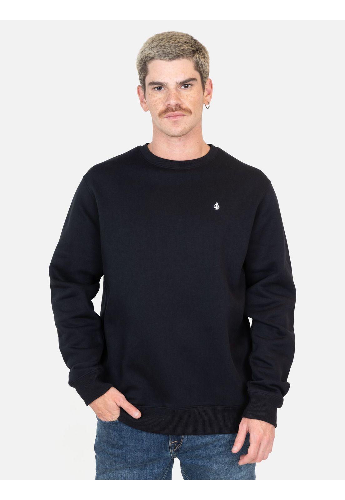 Poleron Wave Negro Hombre Volcom-0