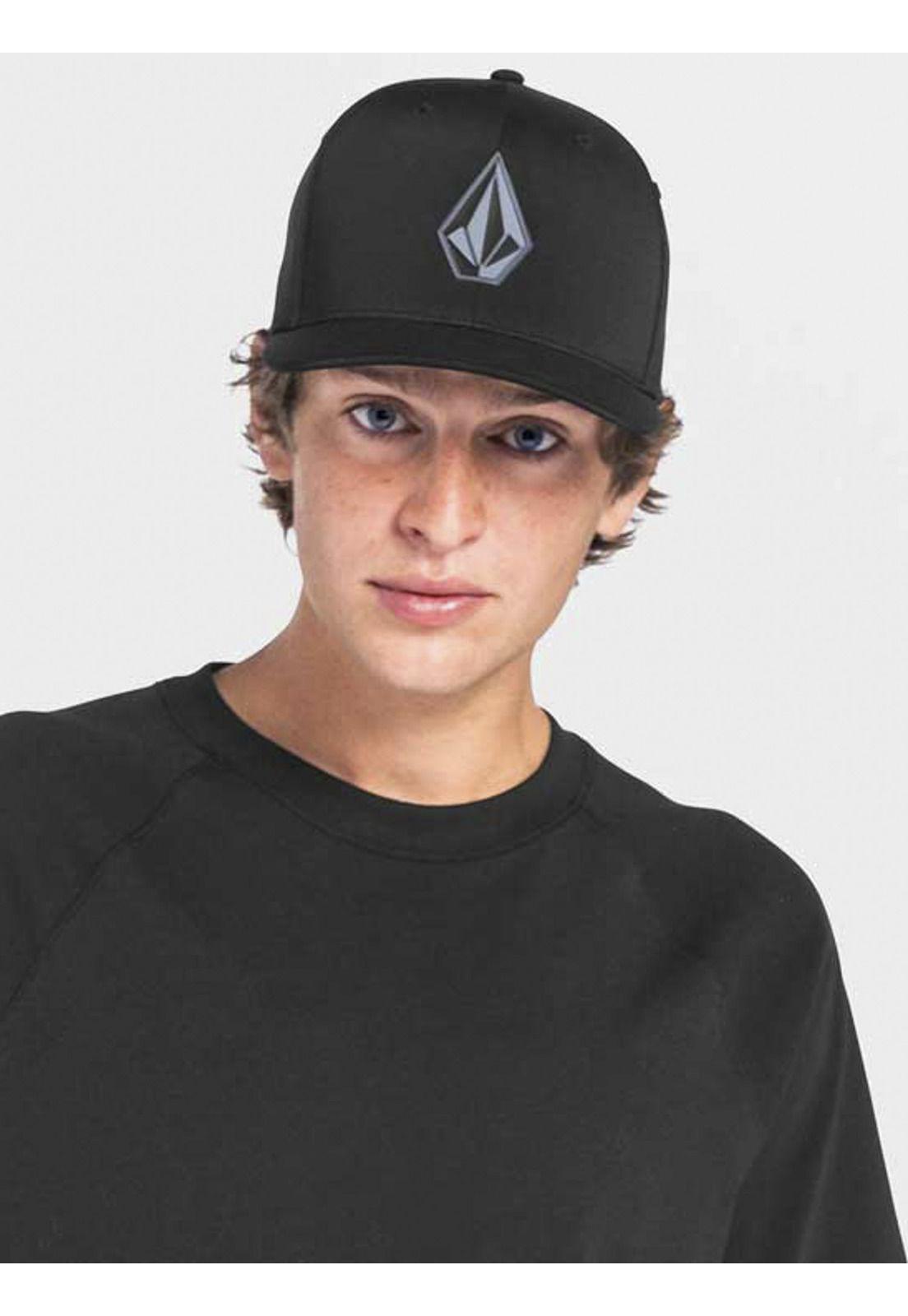 Jockey Stone Tech Delta Hombre Negro Volcom-2