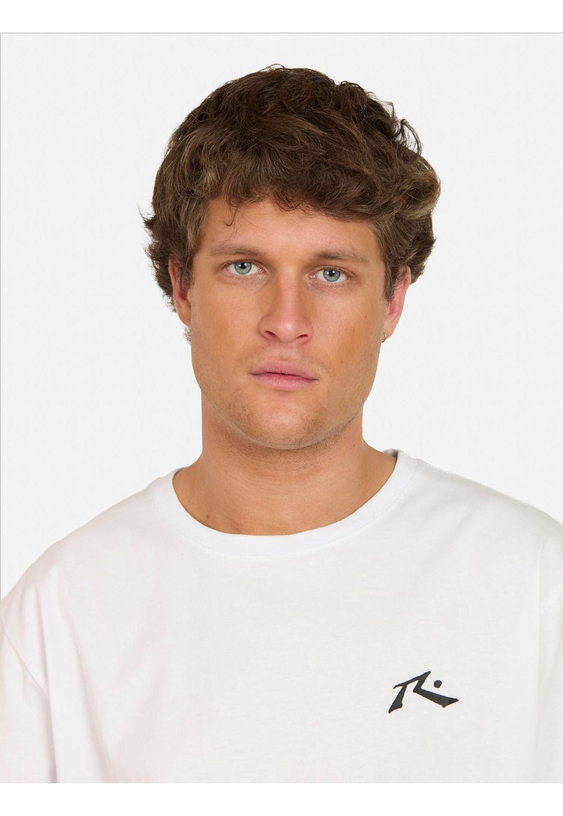 Polera MC Cráneo Blanco Hombre Rusty-2