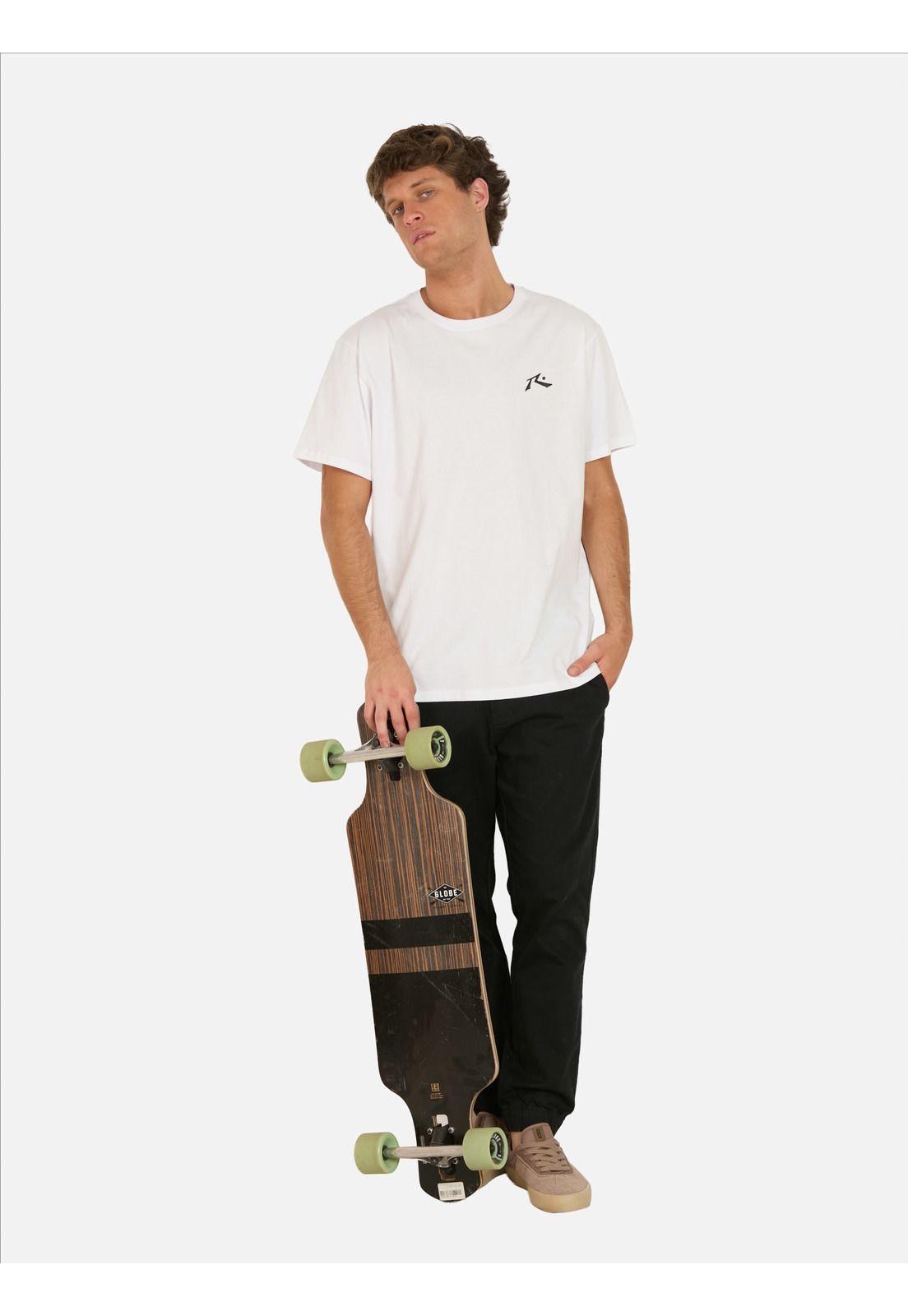 Polera MC Cráneo Blanco Hombre Rusty-3