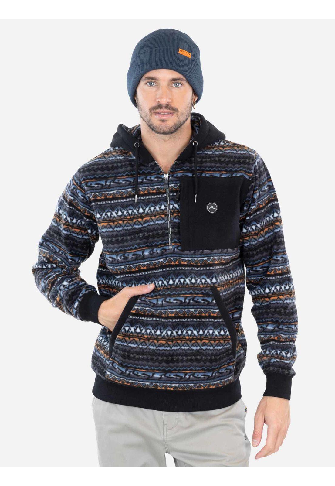 Poleron Surge Multicolor Hombre Rusty-0