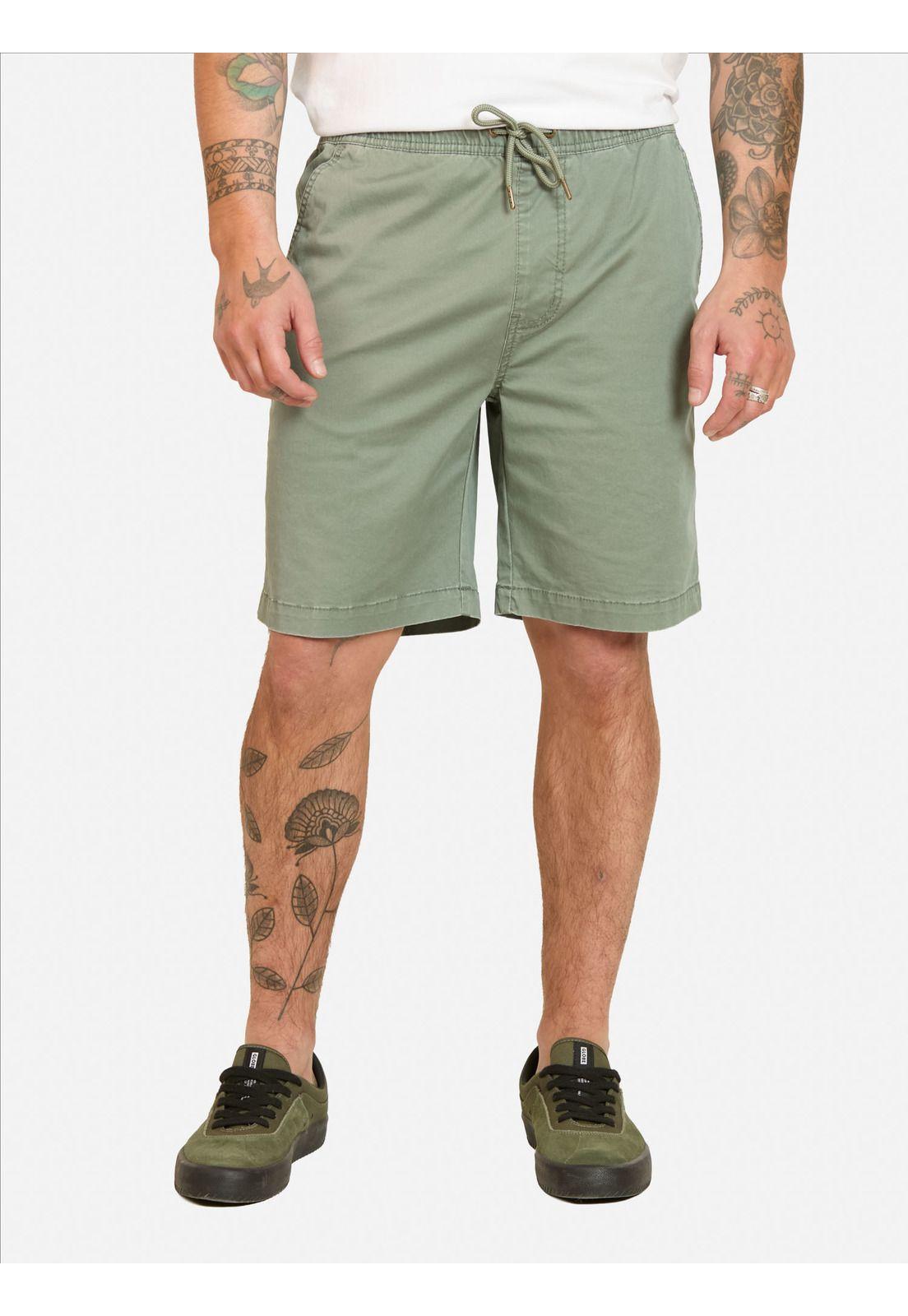 Bermuda Jogger Freeze Verde Hombre Rusty-0