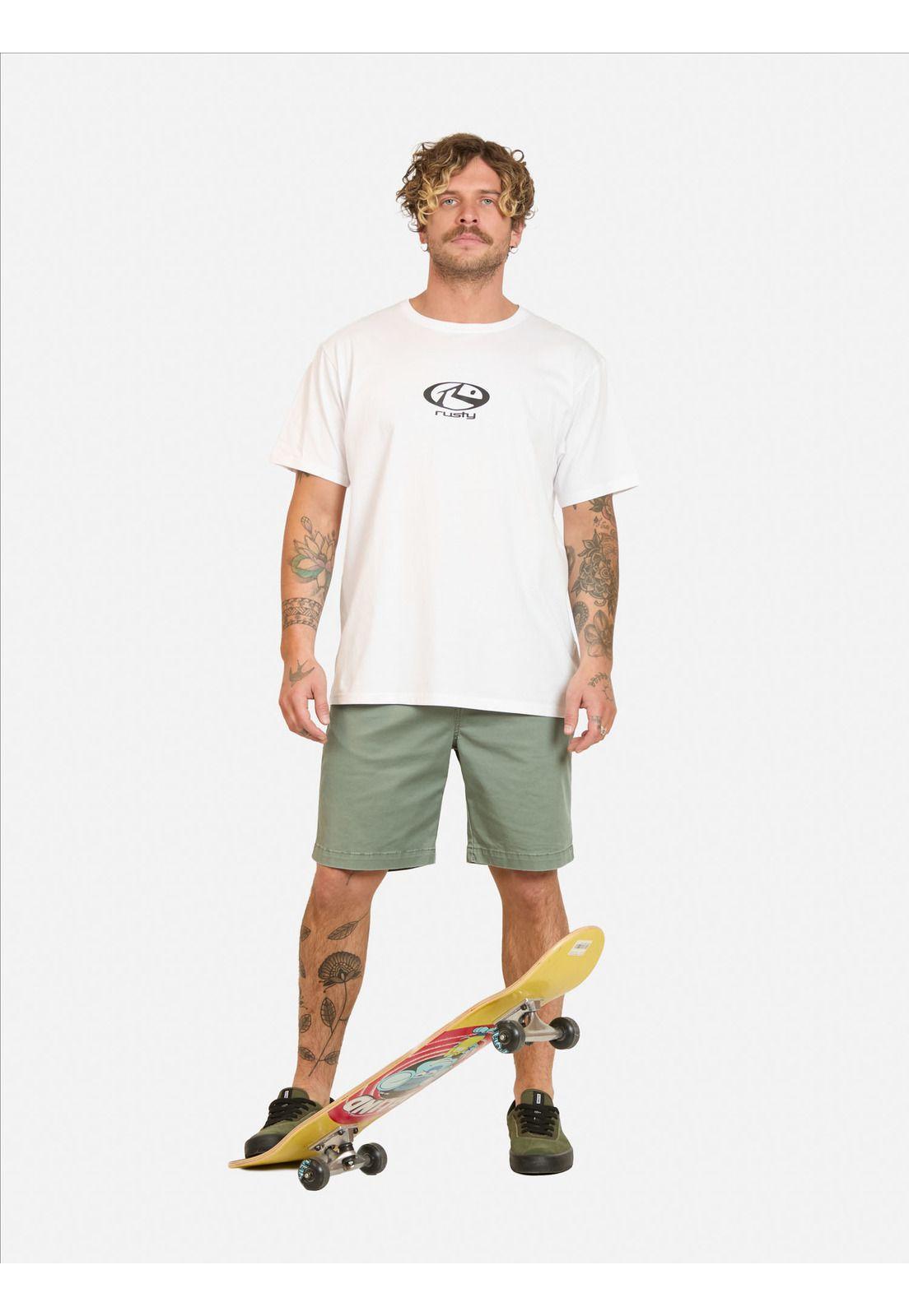 Bermuda Jogger Freeze Verde Hombre Rusty-3