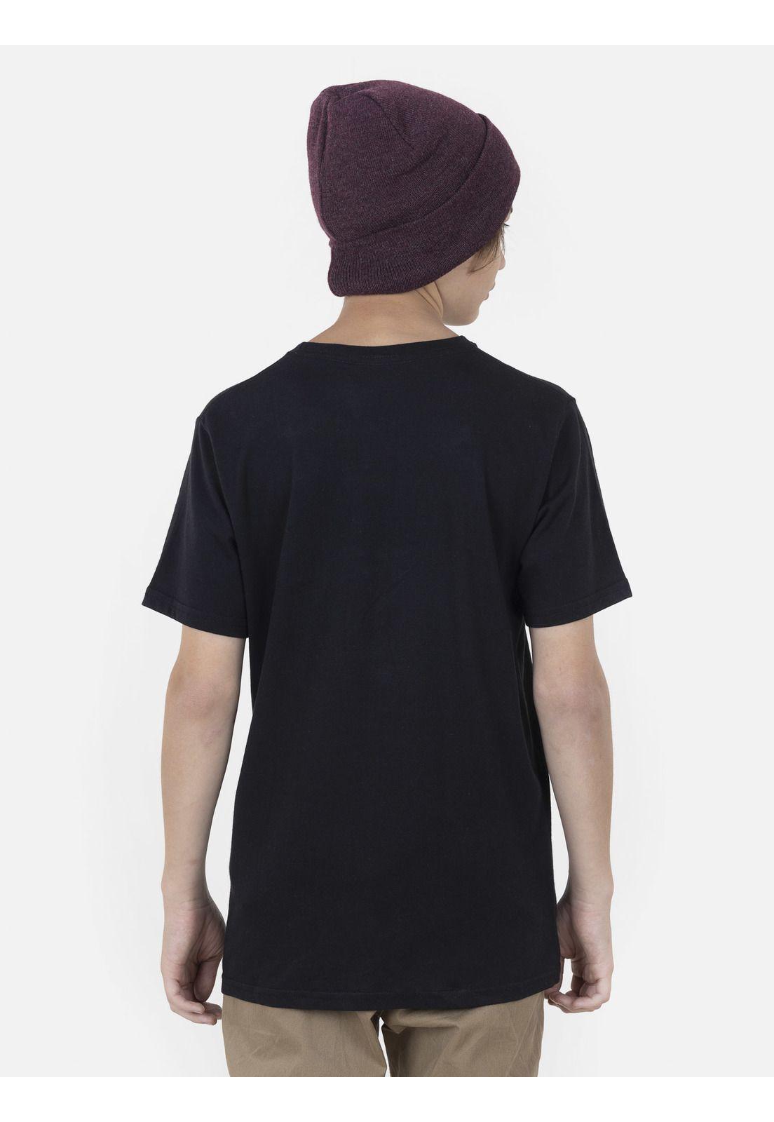 Polera Juvenil CIRCLESTONES S/S TEE Y Negro Volcom-1