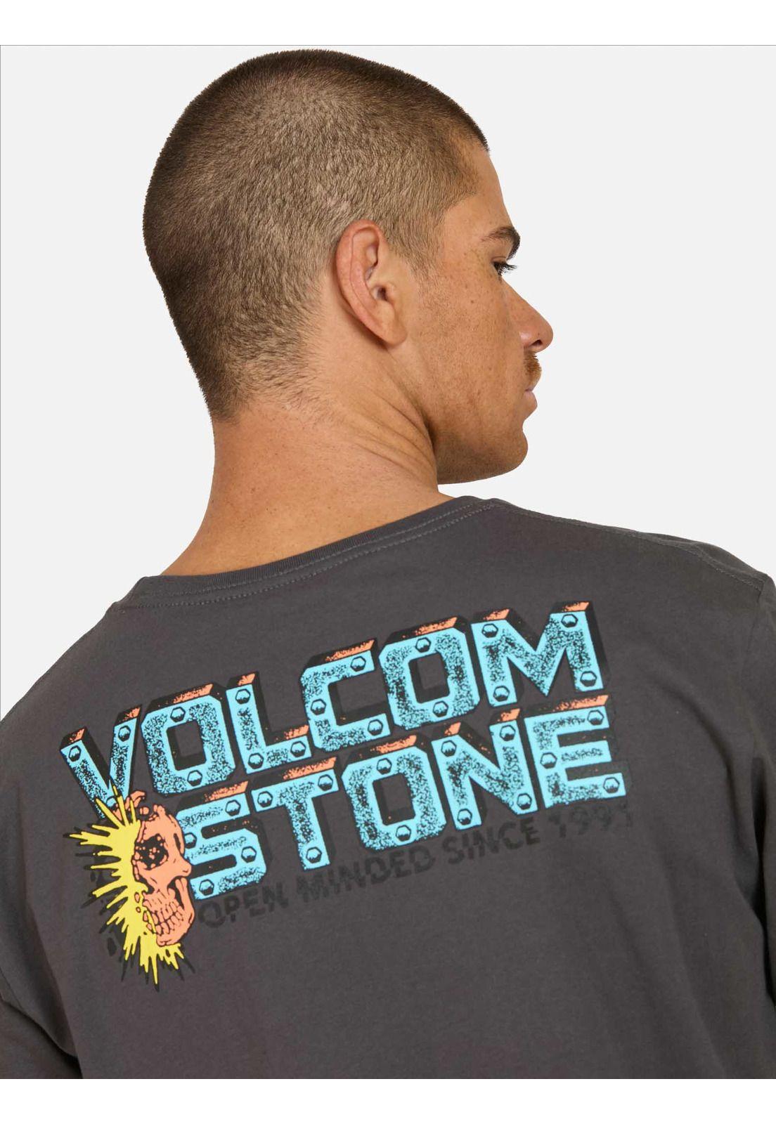 Polera MC Migrane Gris Hombre Volcom-2