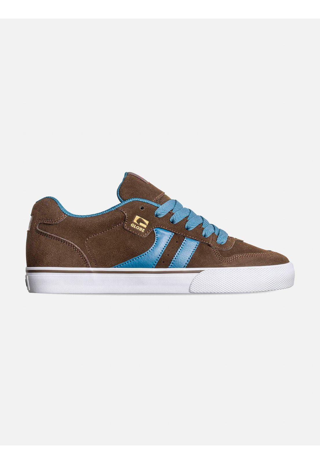 Zapatillas Hombre GBENCO2 Chocolate/Vintage Blue Café Globe-0