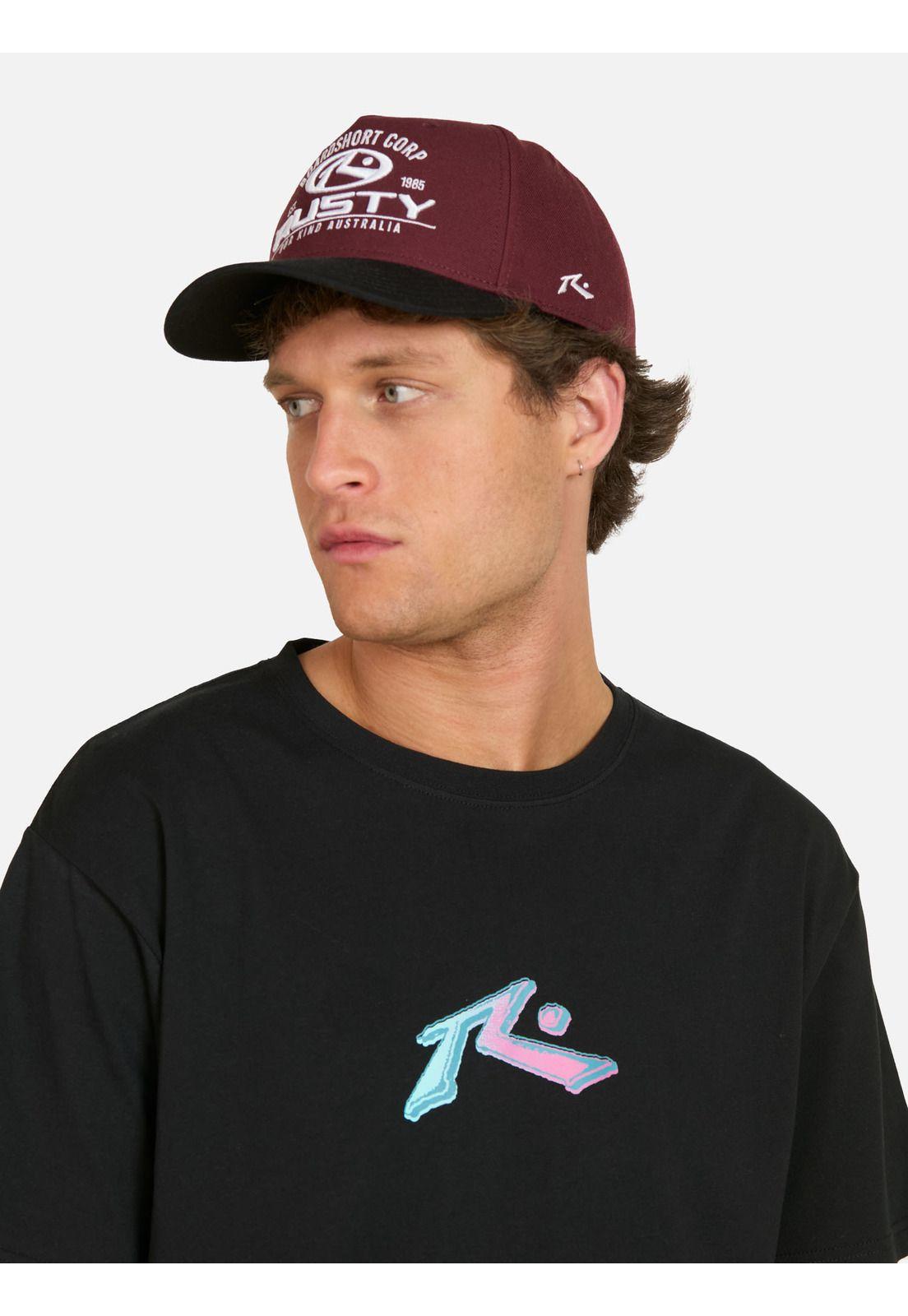 Polera MC Estampa Negro Hombre Rusty-2