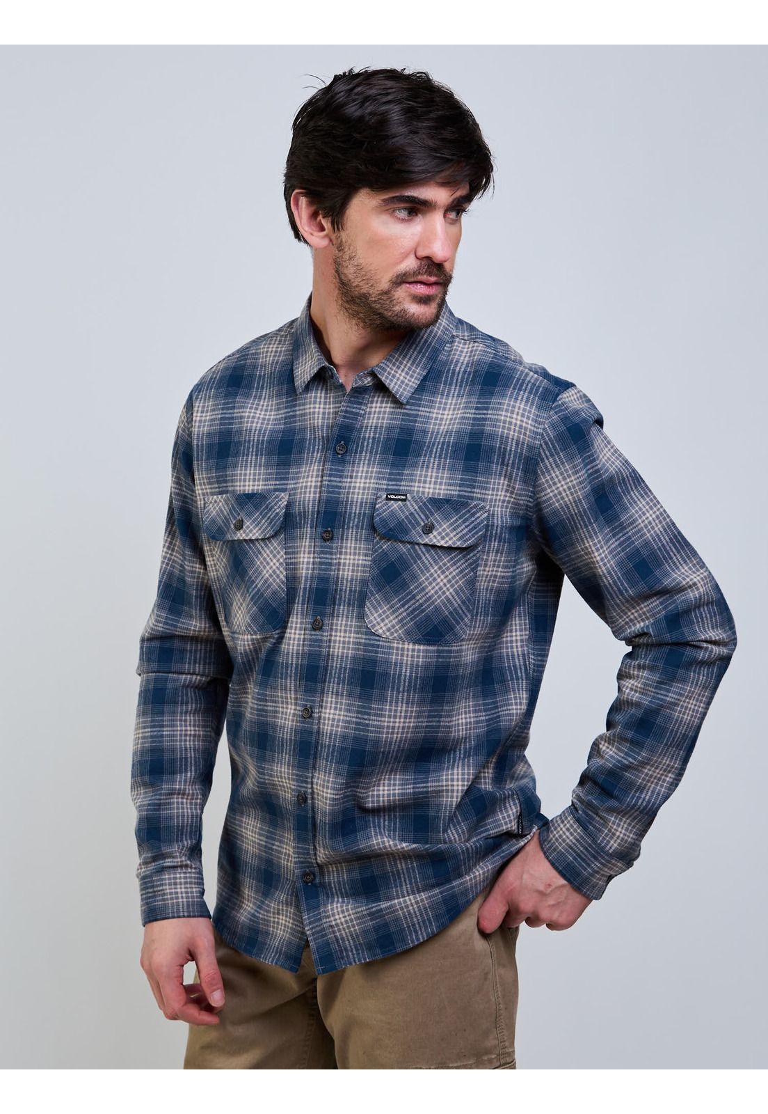 Camisa ML Static Mcolor Hombre Volcom-5