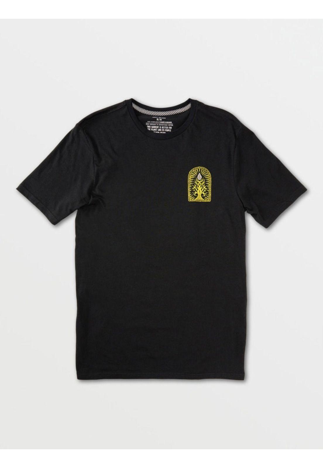 Polera DEROOTED SS TEE Hombre Negro Volcom-0