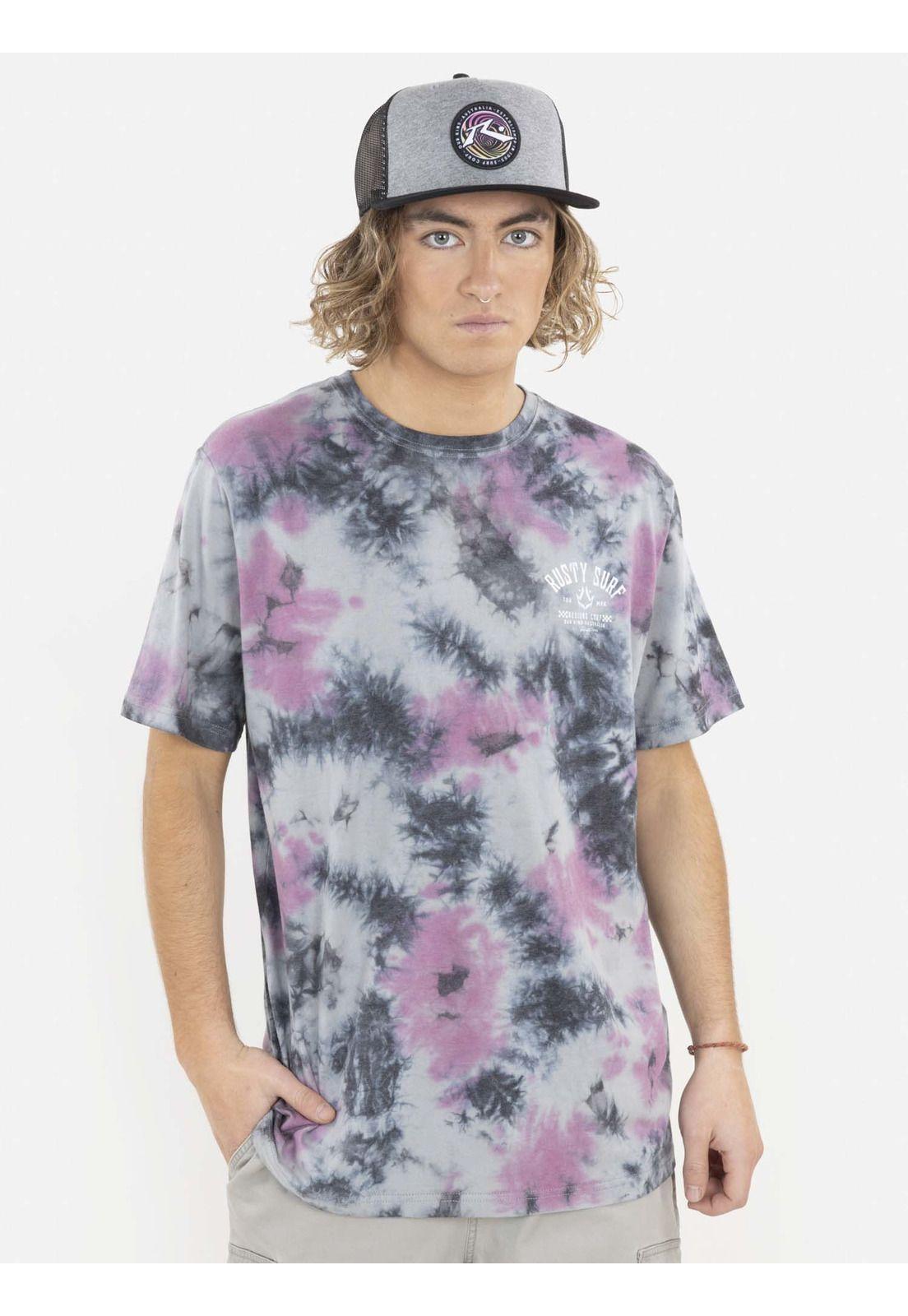 Polera RST MARMOLED DYE Hombre Multicolor Rusty-0