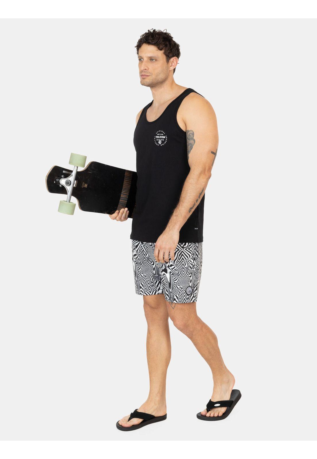 Polera SM Aquilo Negro Hombre Volcom-2