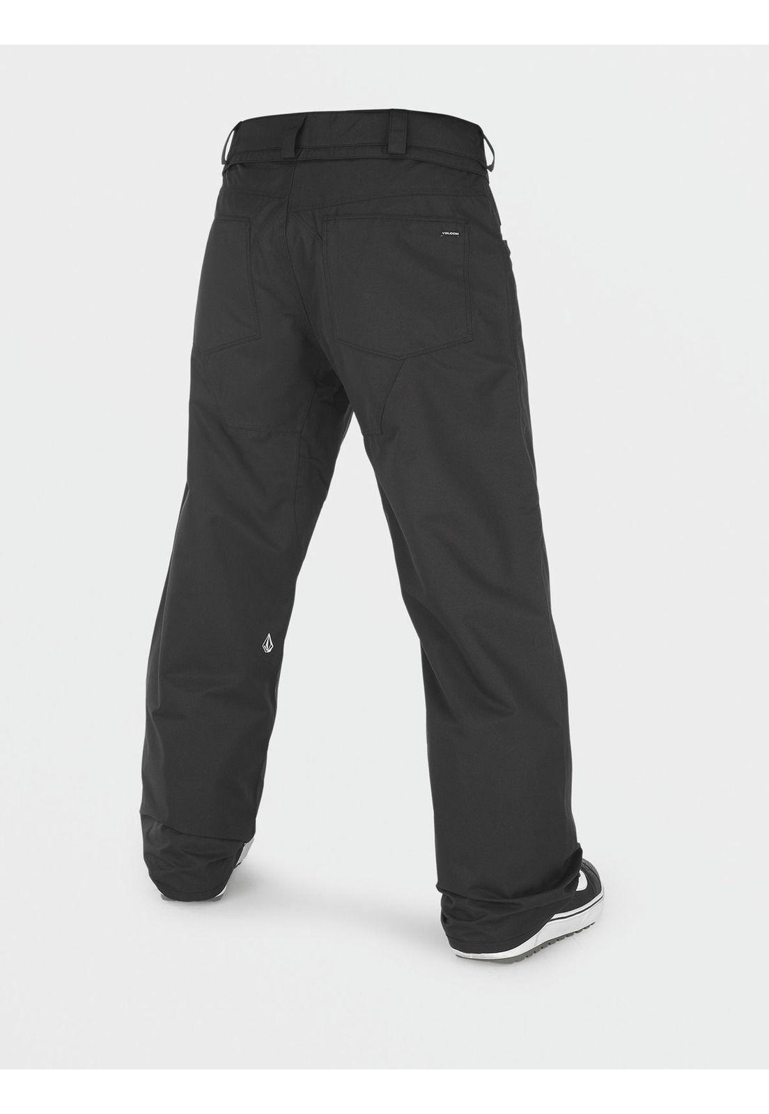 Pantalon 5-Pocket Pant Hombre Negro Volcom-2
