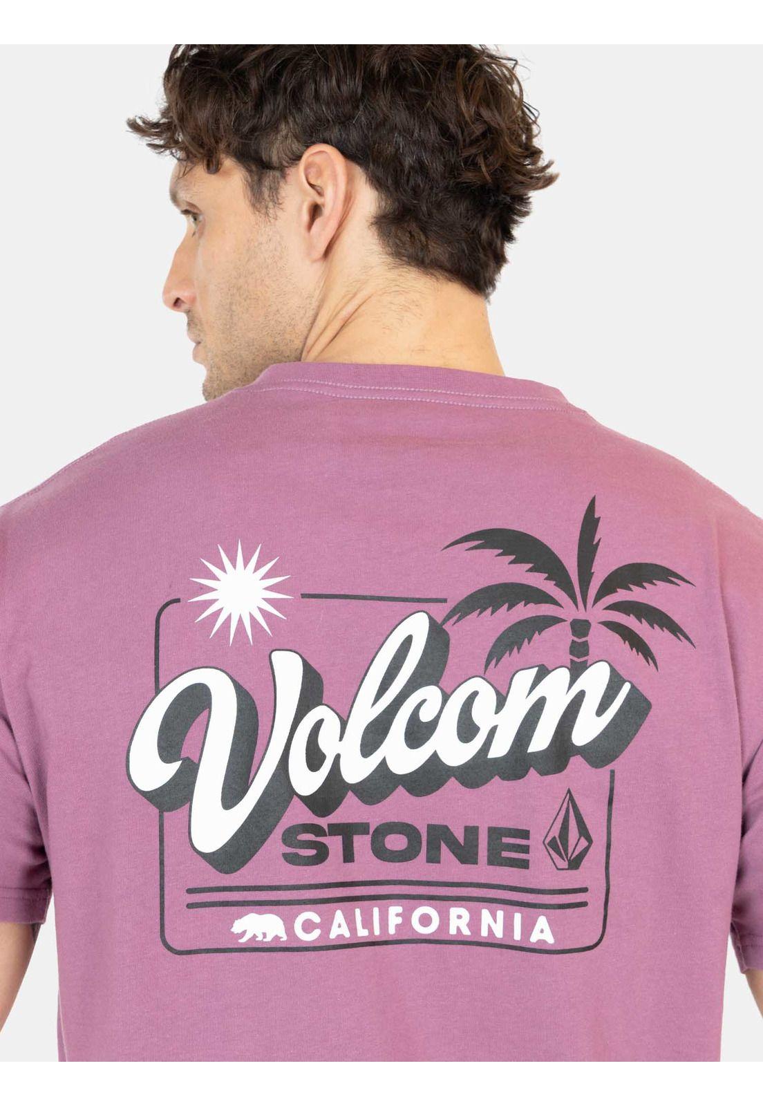 Polera MC Dreaming Rosado Hombre Volcom-2