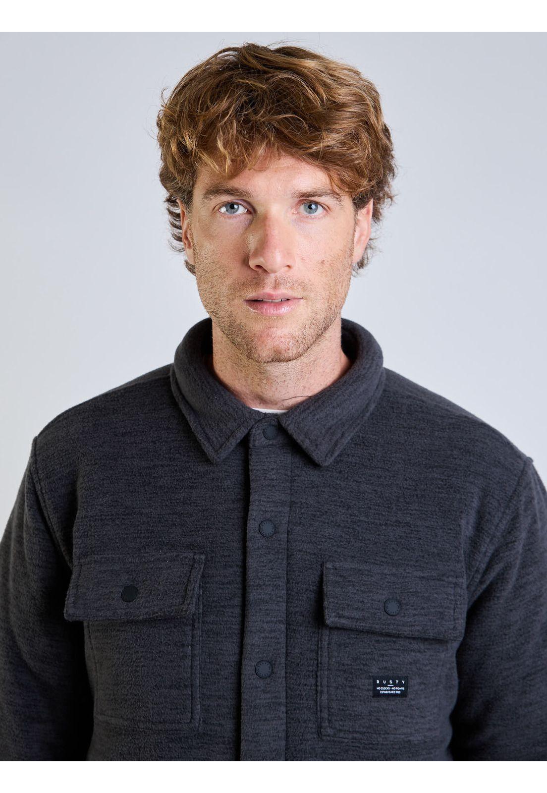 Overshirt Iron Coast Gris Hombre Rusty-3