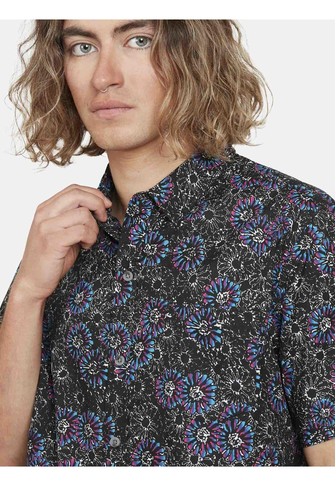 Camisa ORGANISM SHORT SLEEVE SHIRT Hombre Multicolor Rusty-1