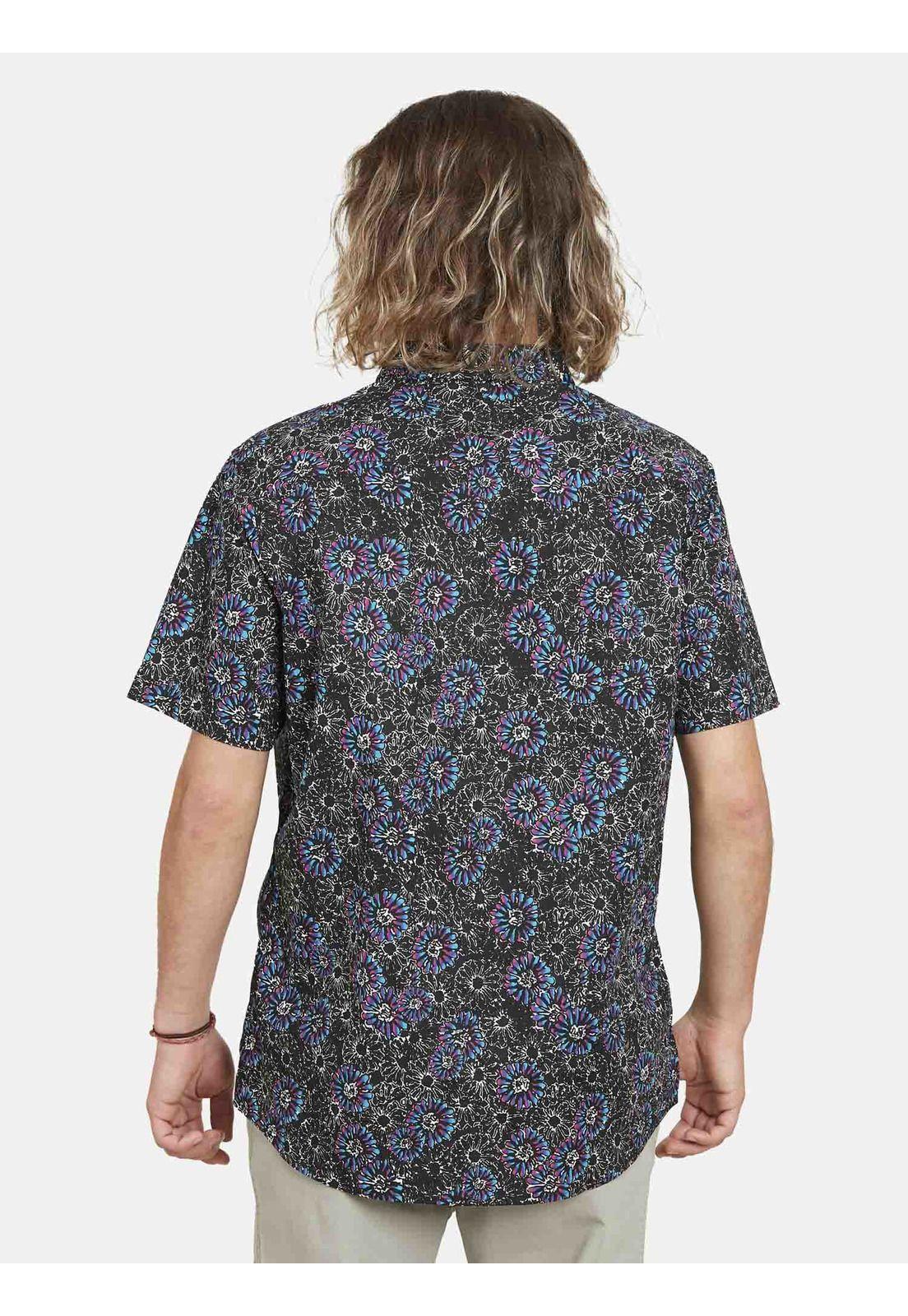 Camisa ORGANISM SHORT SLEEVE SHIRT Hombre Multicolor Rusty-2