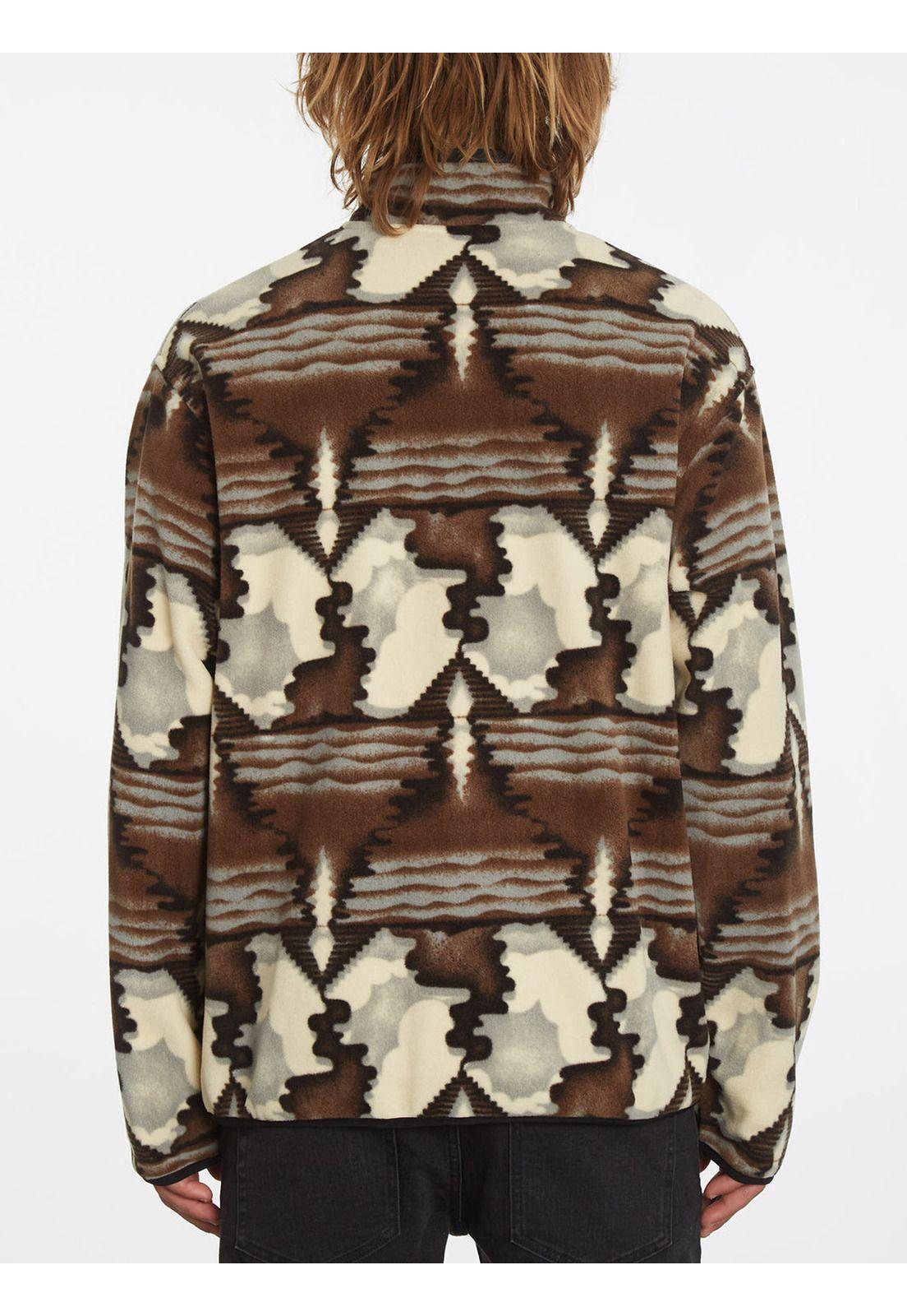 Poleron ERROR92 MOCK NECK Hombre Multicolor Volcom-1