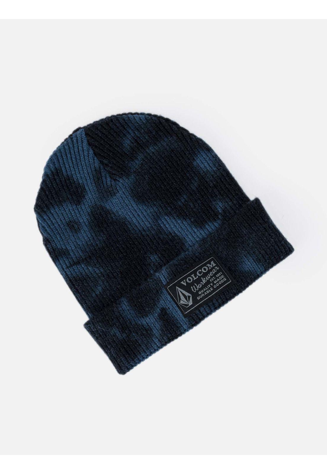Gorro Deadly Stone Camo Beanie Hombre Azul Volcom-0