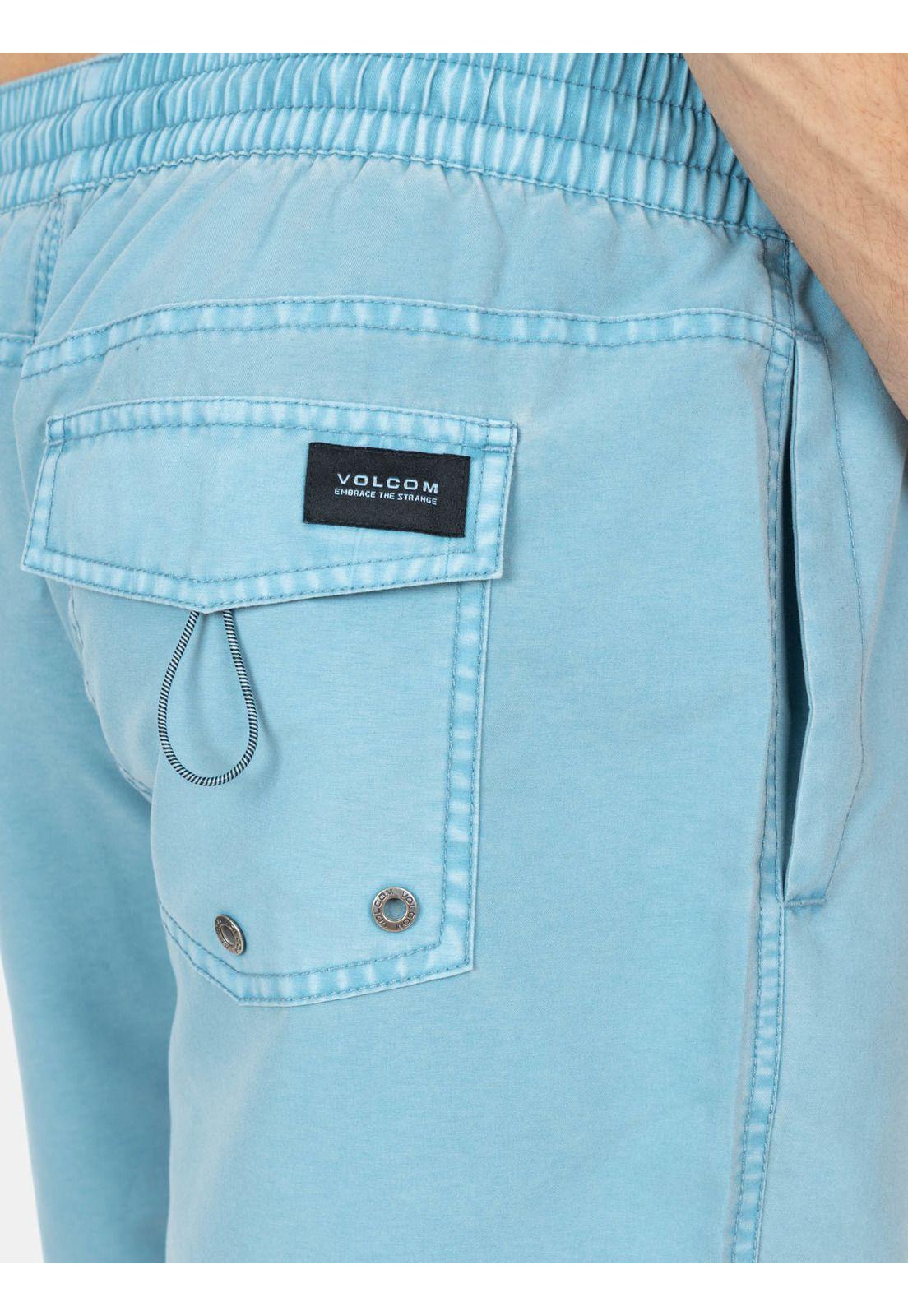 Traje De Baño Corto Tattooz Turquesa Hombre Volcom-2