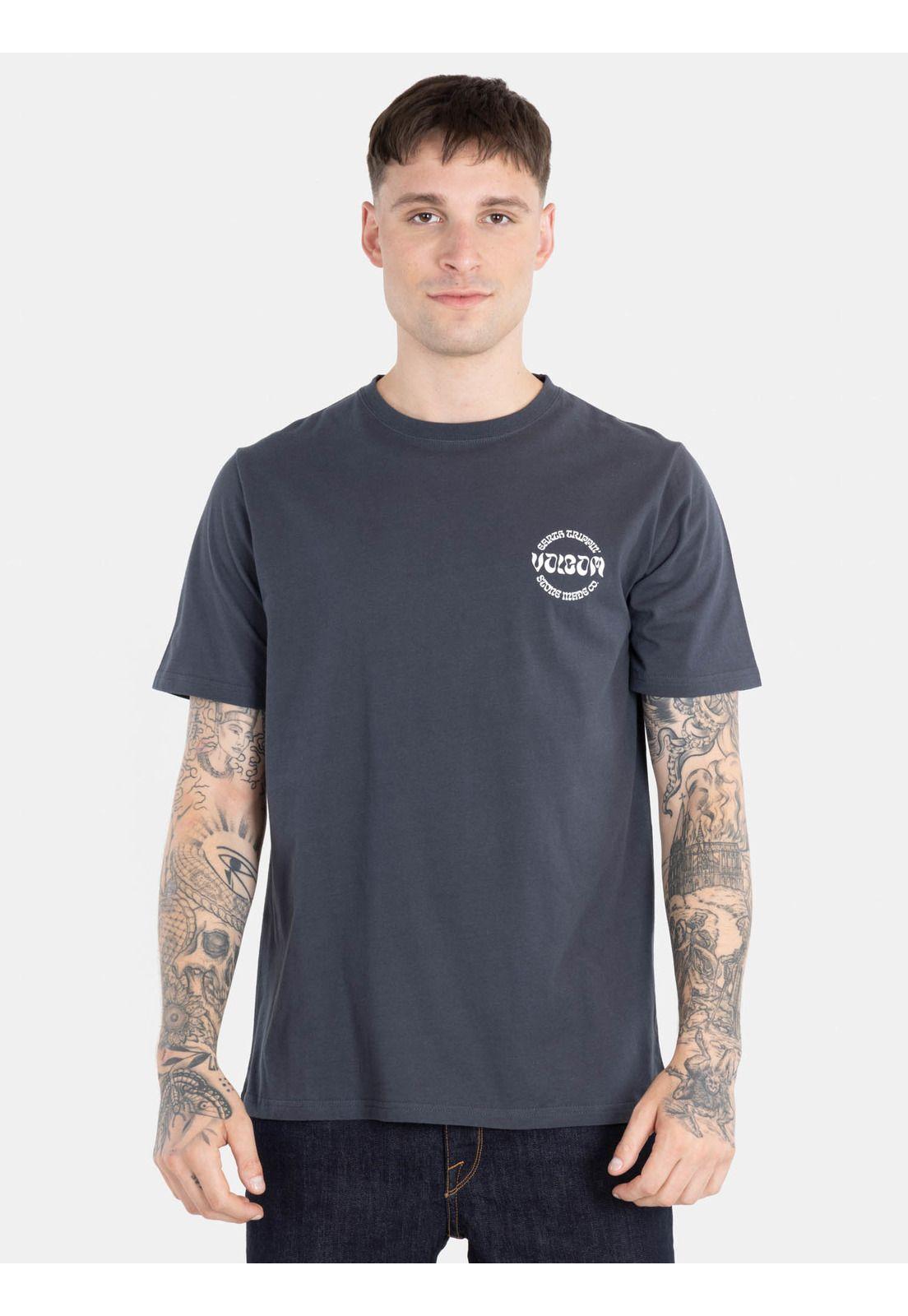 Polera Stoneature Ss Tee Gris Hombre Volcom-0