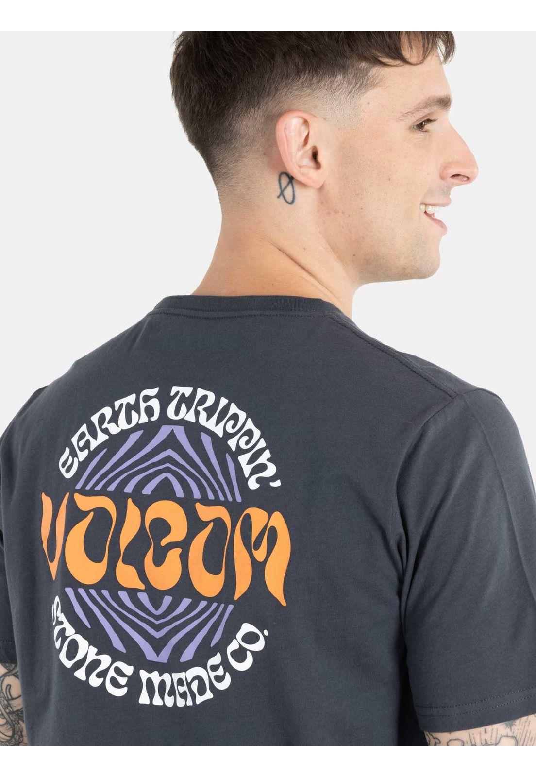 Polera Stoneature Ss Tee Gris Hombre Volcom-2