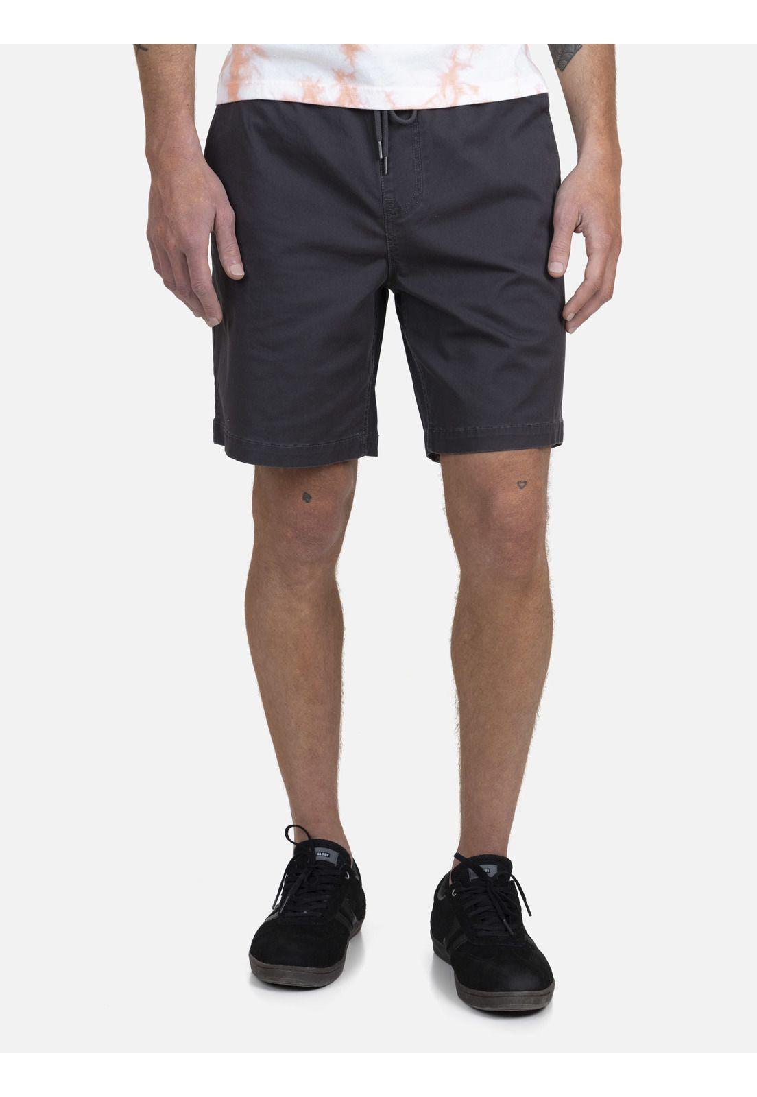 Bermuda Jogger Hombre 7B308-MV22 Gris Oscuro Volcom-0