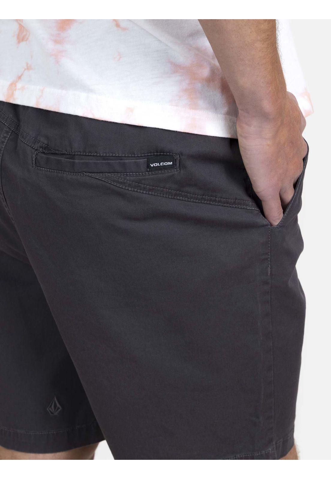 Bermuda Jogger Hombre 7B308-MV22 Gris Oscuro Volcom-2