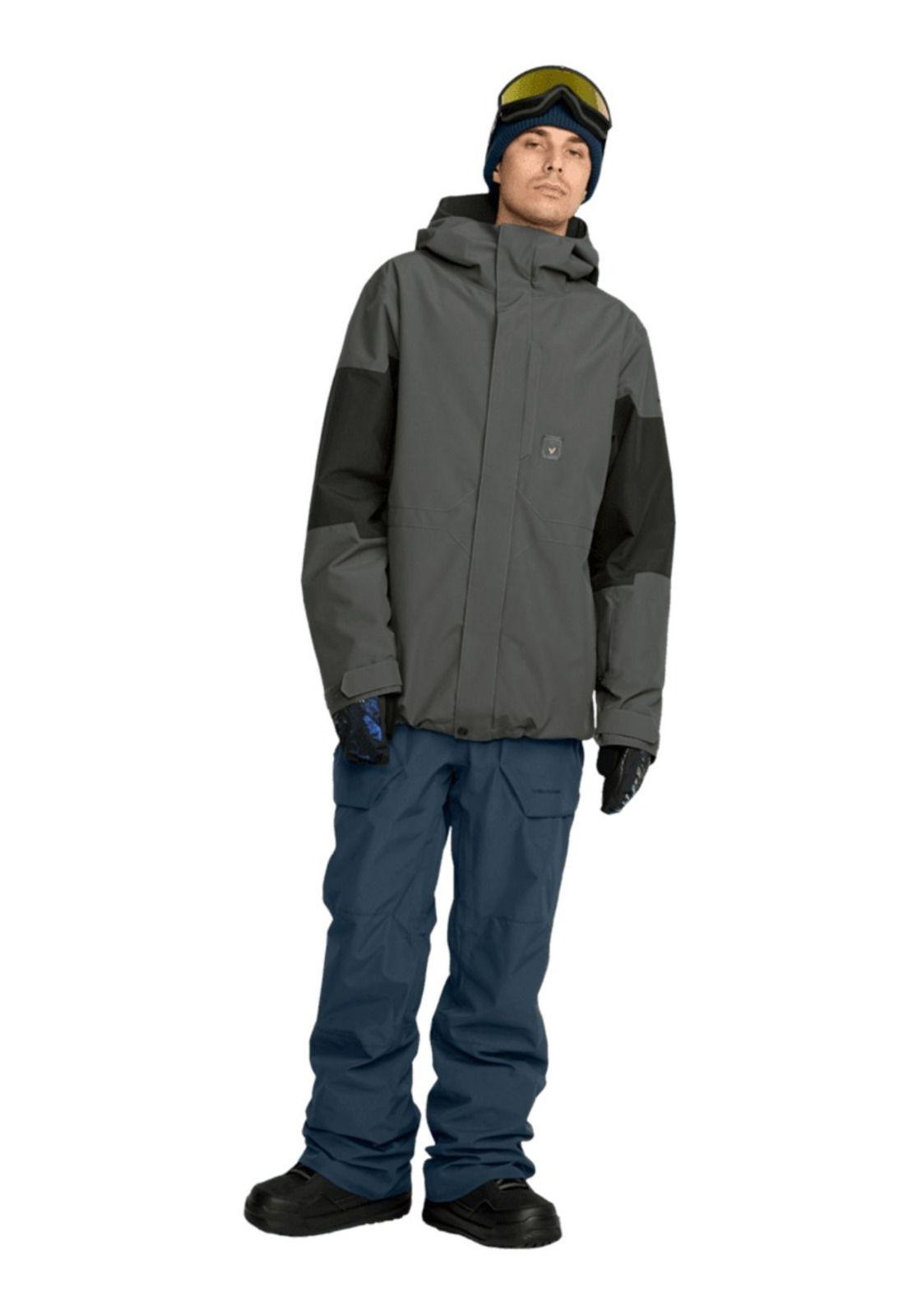 Parka Snow Primry Ins Gris Hombre Volcom-2