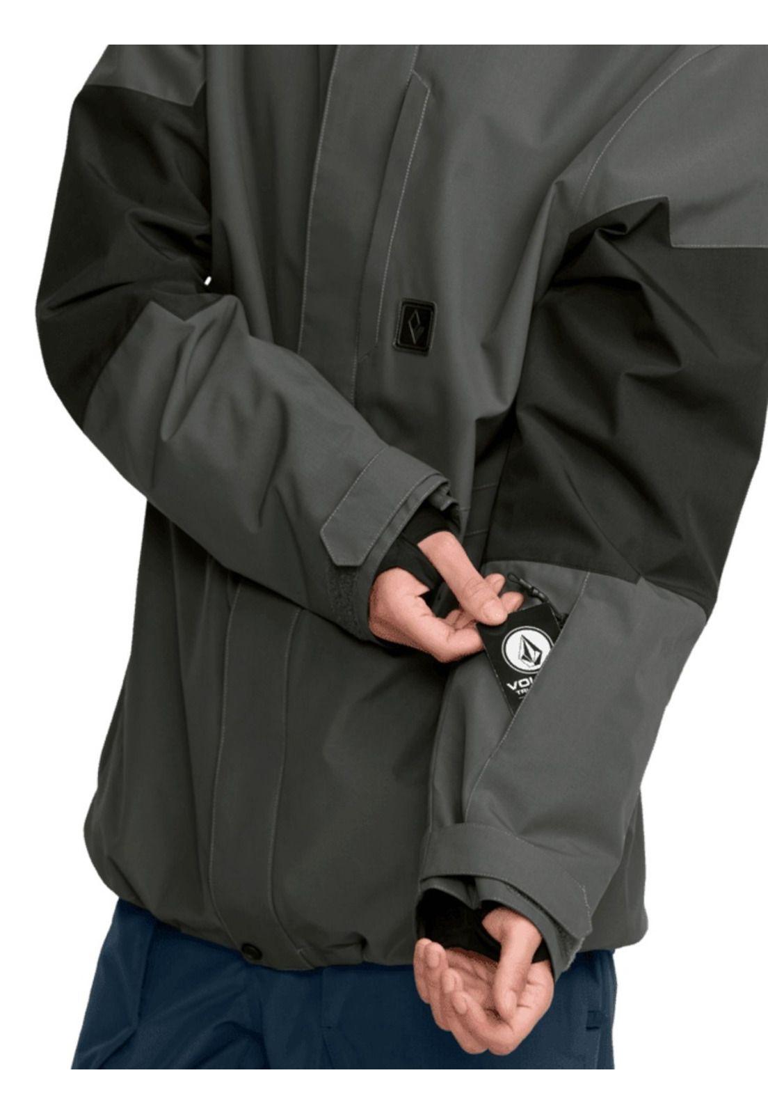 Parka Snow Primry Ins Gris Hombre Volcom-5
